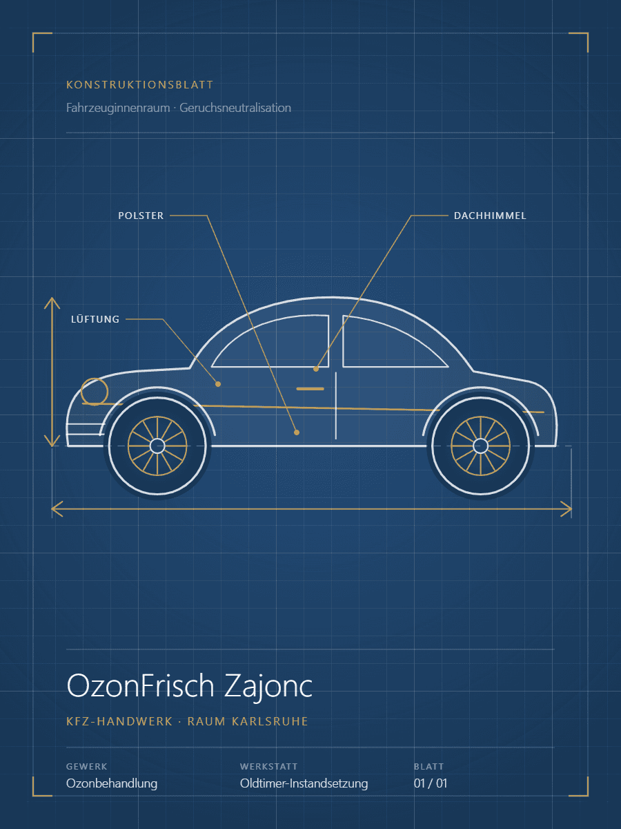 OzonFrisch Zajonc — Fahrzeuginnenraum & Werkstatt